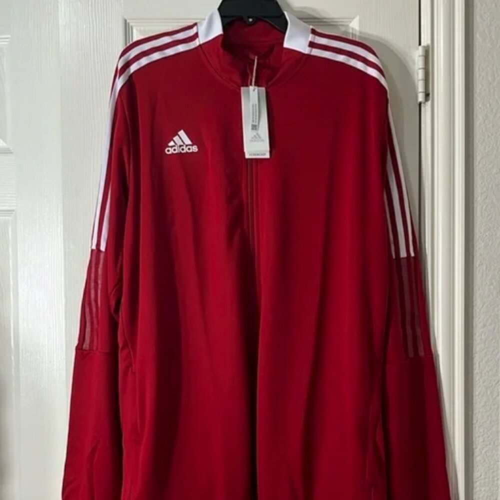 ADIDAS Men’s Track TIRO21 Football/Soccer Jacket - size 2XLT